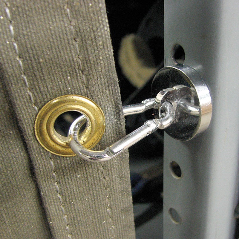 MASTER MAGNETICS 07587 Neoprene Magnet/Carabineer Hook - Image 3